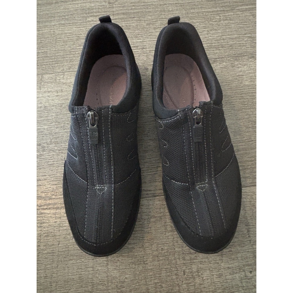 Easy Spirit BeStrong2 Women 6.5 M Black Zip Up Comfort Walking Shoes Sneaker - Picture 2 of 6